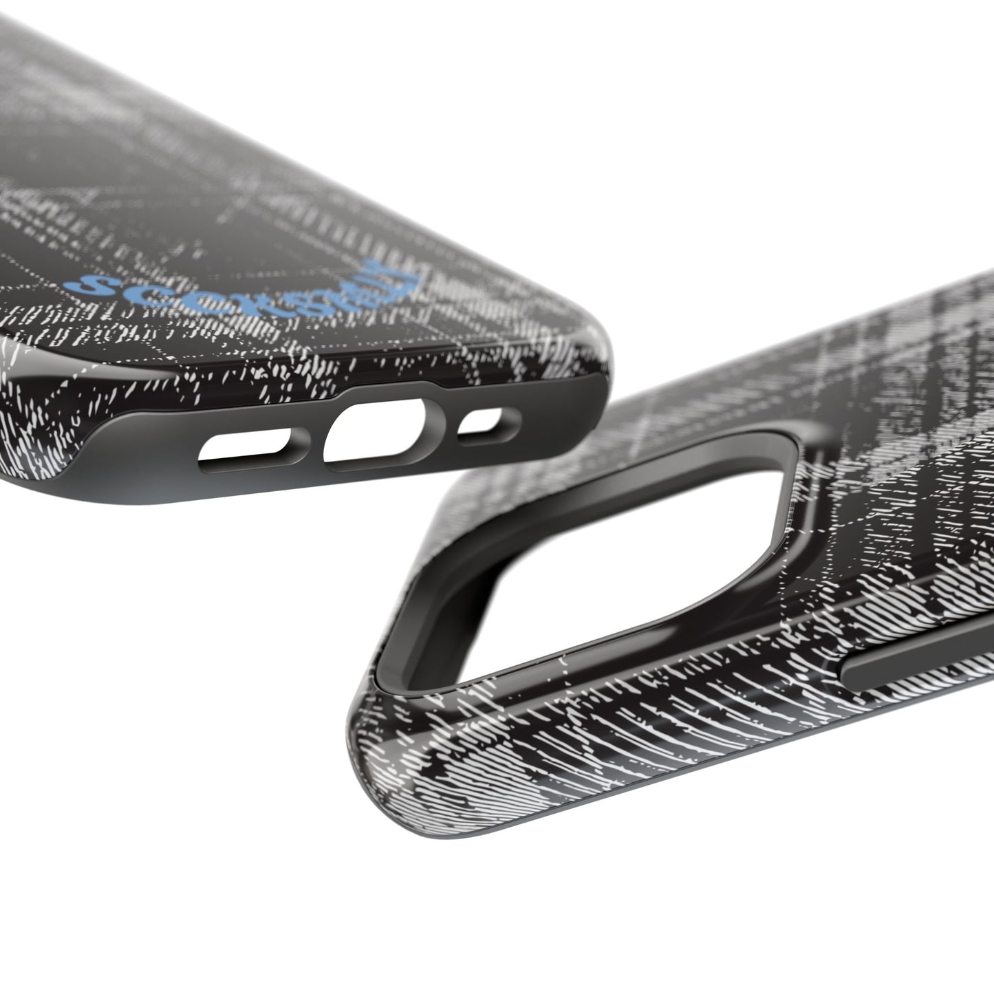 Smoky Grungy Plaid Phone Case for Apple