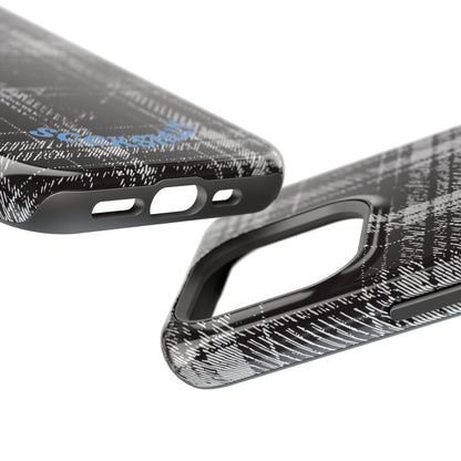 Smoky Grungy Plaid Phone Case for Apple