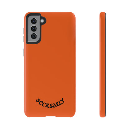 SOLID Tangerine Tough Case for Samsung