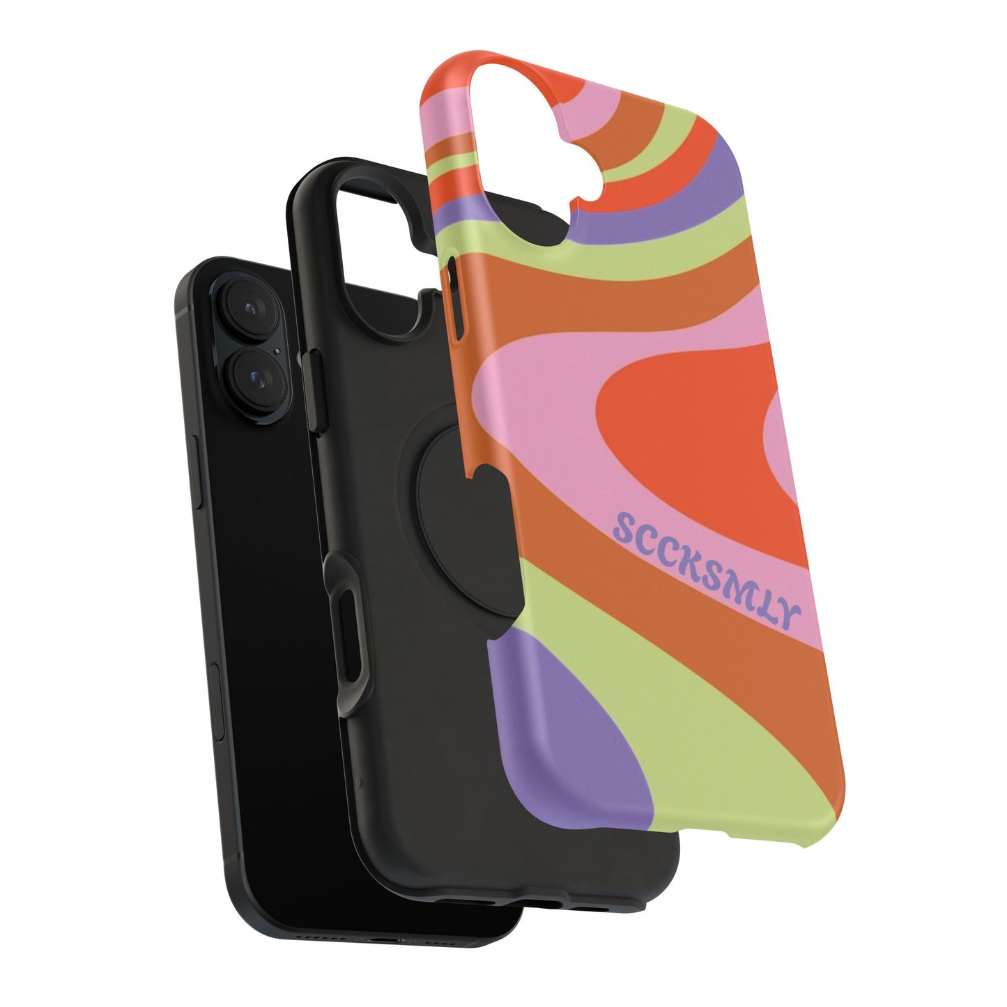 Curvy Swirl Phone Case for Apple