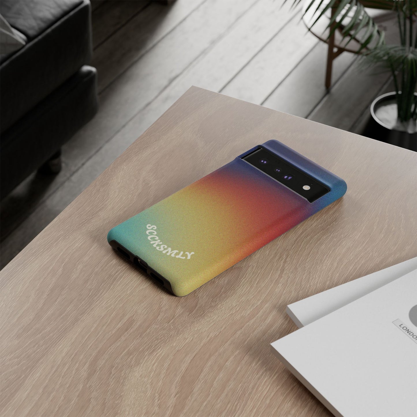 Faded Sunset Aura Tough Phone Case for Google Pixel