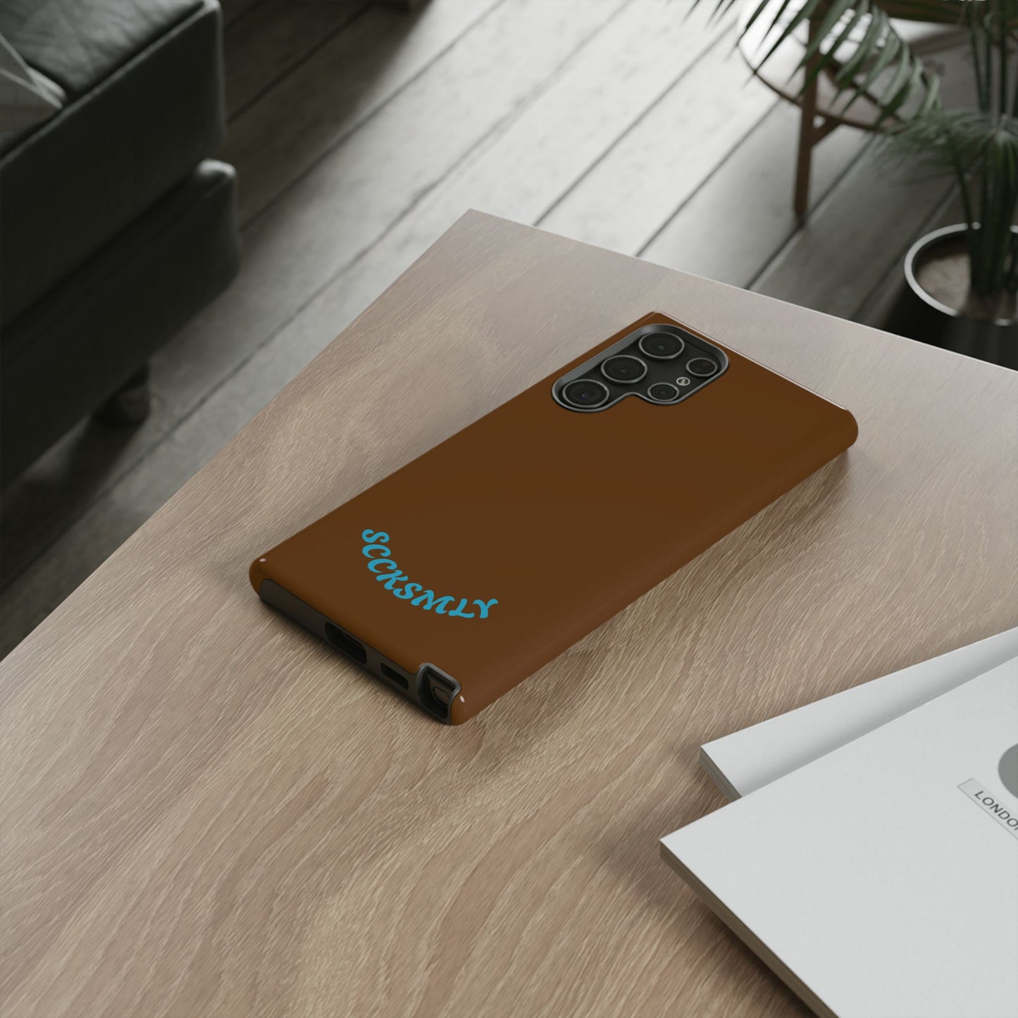 SOLID Chocolate Coco Tough Case for Samsung
