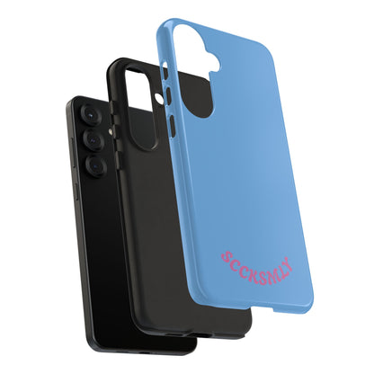 SOLID Blue Candie Tough Case for Samsung