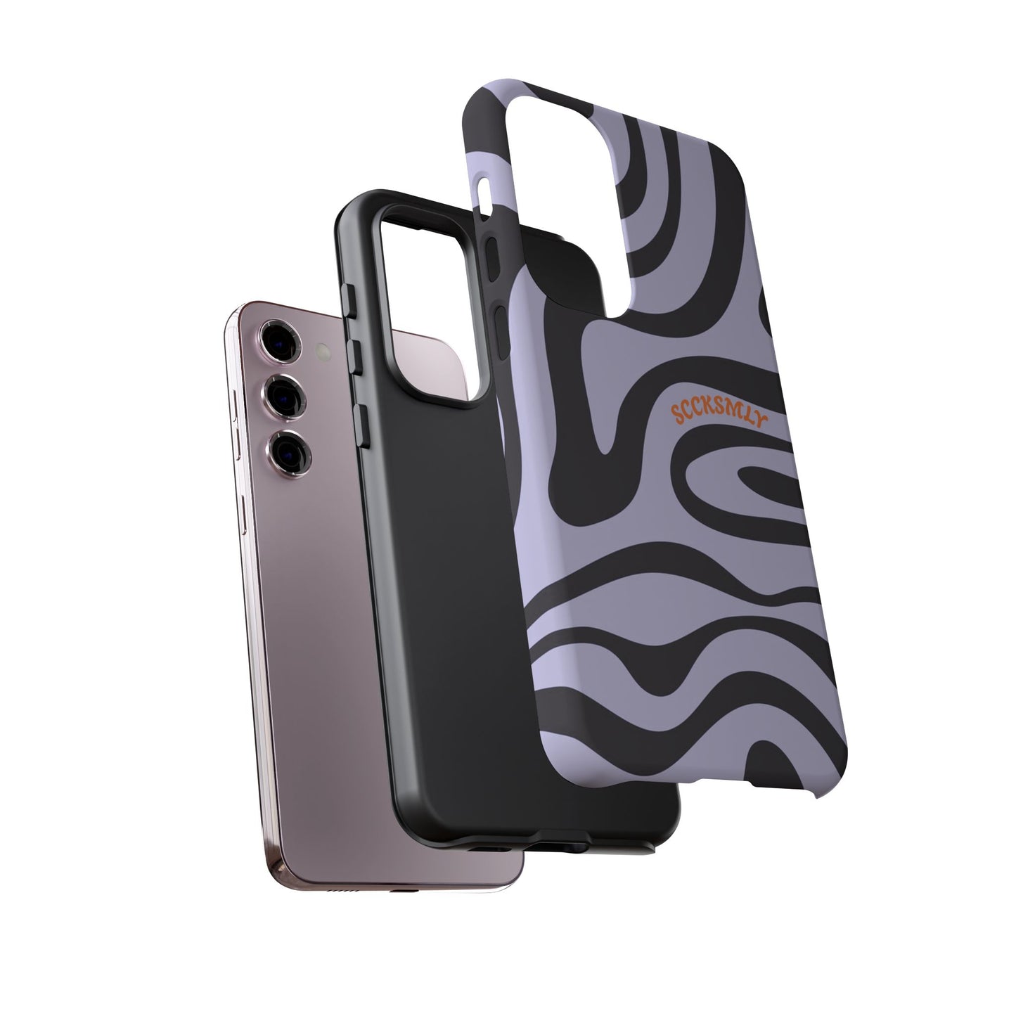 Purple Swirl Phone Case for Samsung