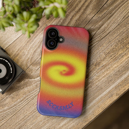 Toxic Spiral Tough Phone Case for Apple
