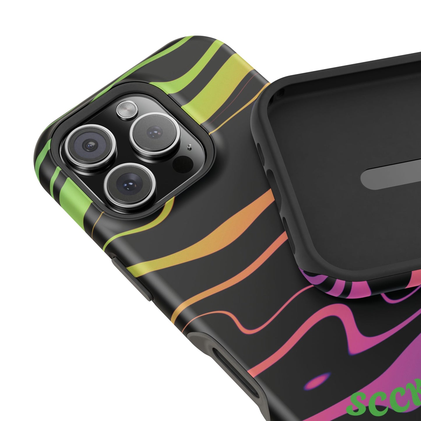 Dark Rainbow Phone Case for Apple