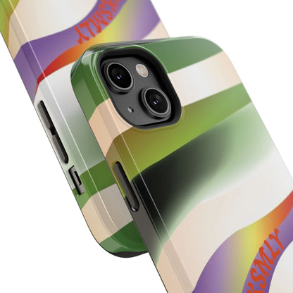 Green Waves Phone Case for Apple