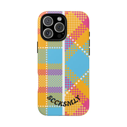 Pattern Punch Phone Case for Apple