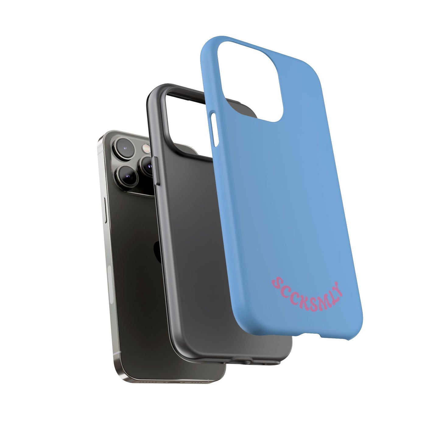 SOLID Blue Candie Tough Case for Apple