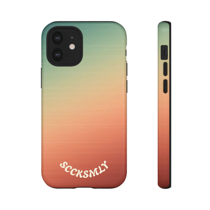 Warm Ombré Tough Phone Case for Apple