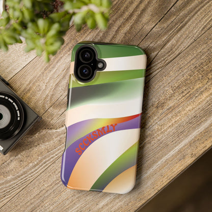 Green Waves Phone Case for Apple