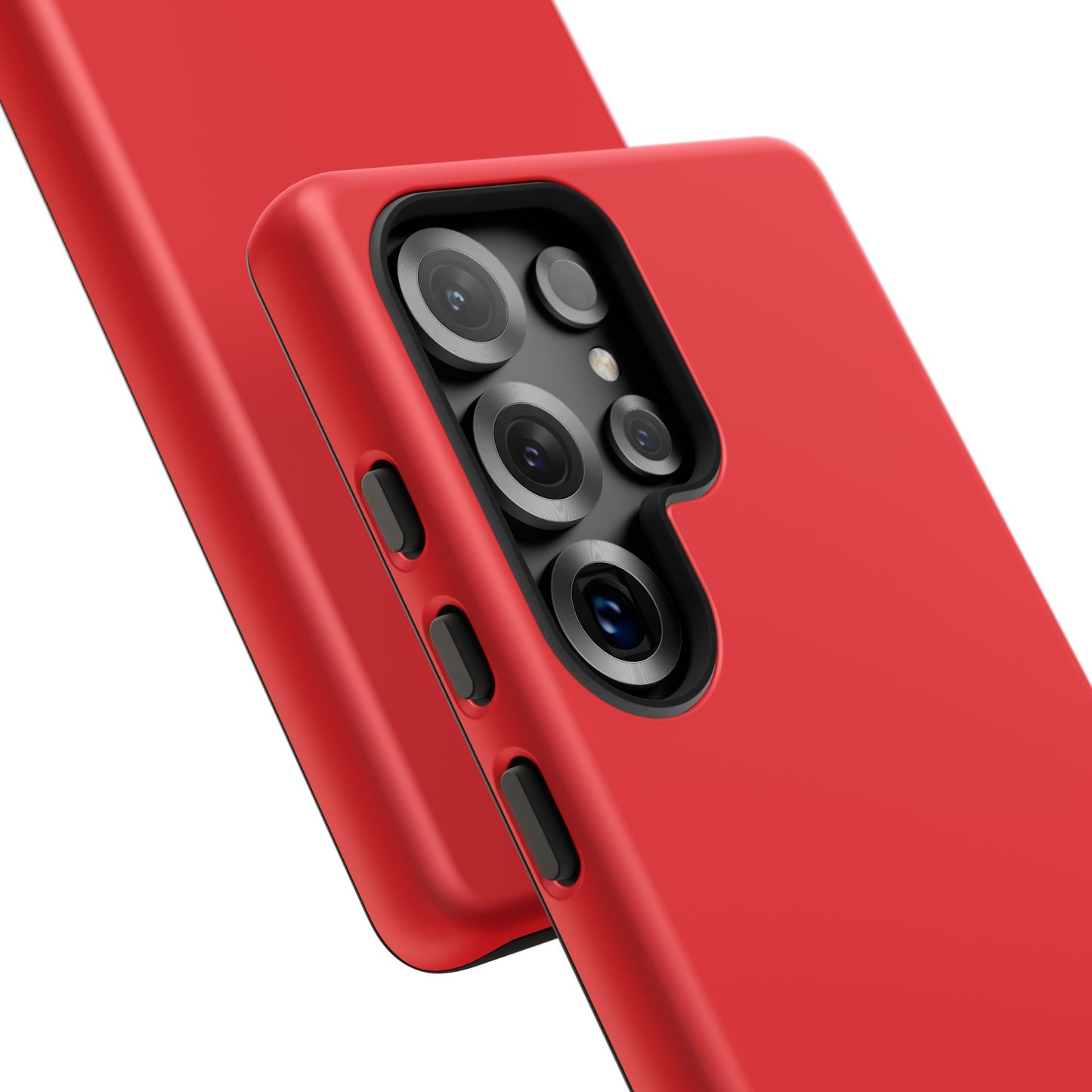 SOLID Screaming Red Tough Case for Samsung