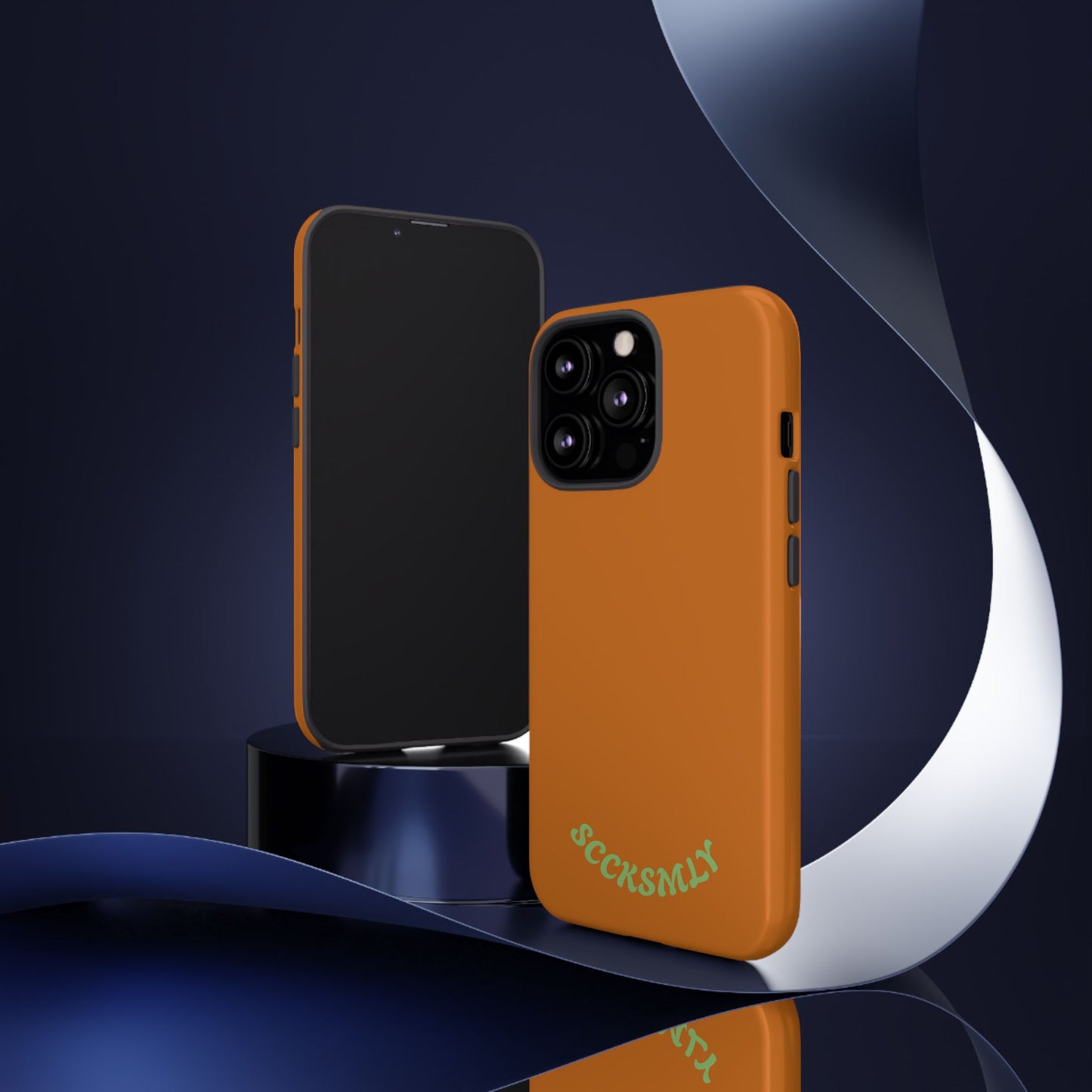 SOLID Terracotta Caoal Tough Case for Apple