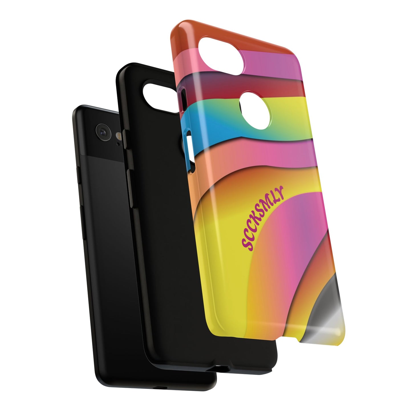 Modern Retro Rainbow Phone Case for Google Pixel