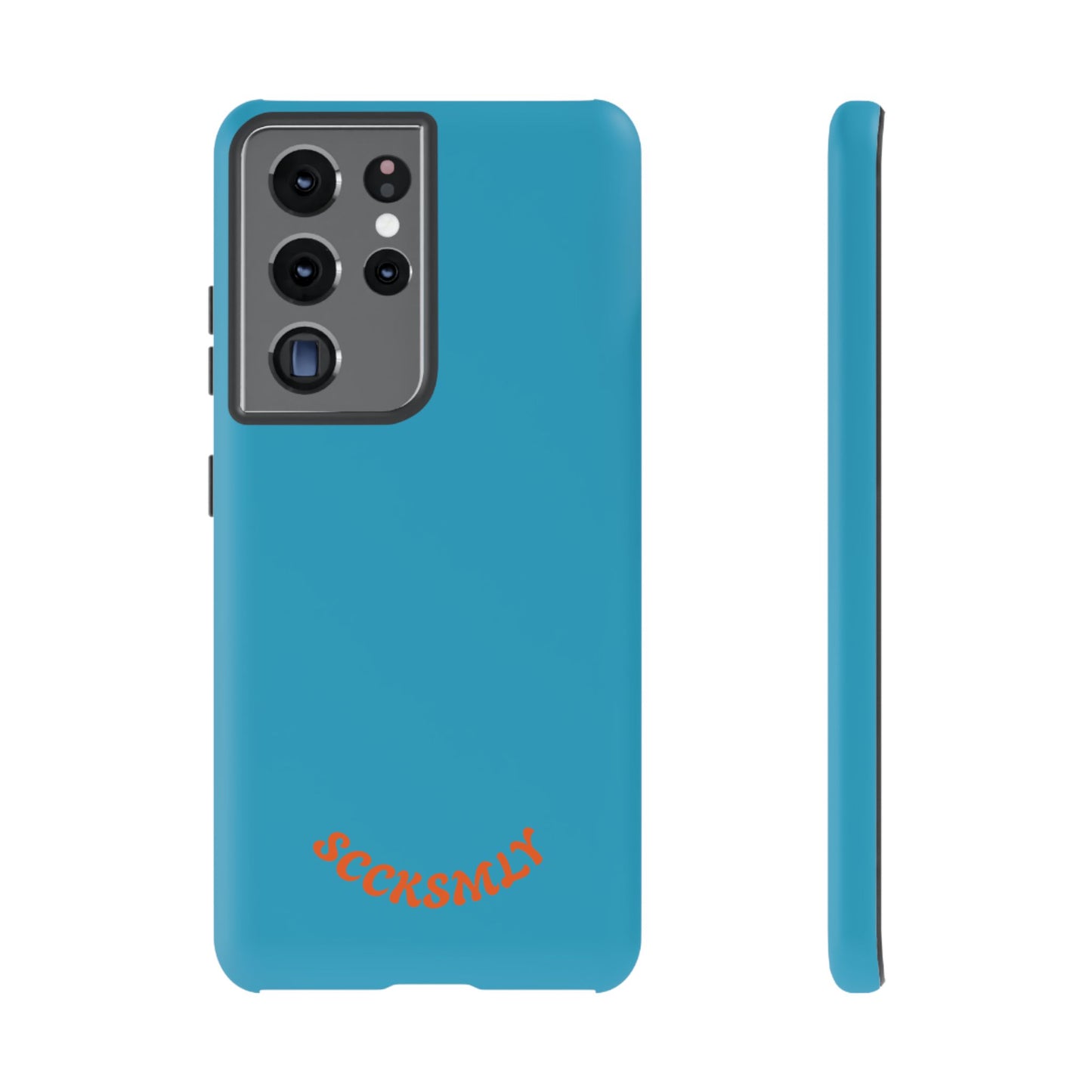 SOLID Blue Spook Tough Case for Samsung