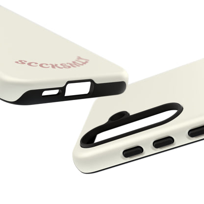 Sweet Oat Milk Tough Phone Case for Samsung