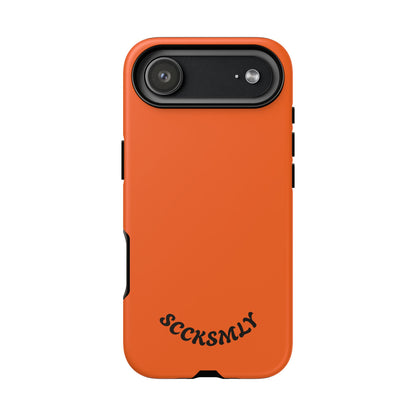 SOLID Tangerine Tough Case for Apple