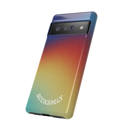 Faded Sunset Aura Tough Phone Case for Google Pixel