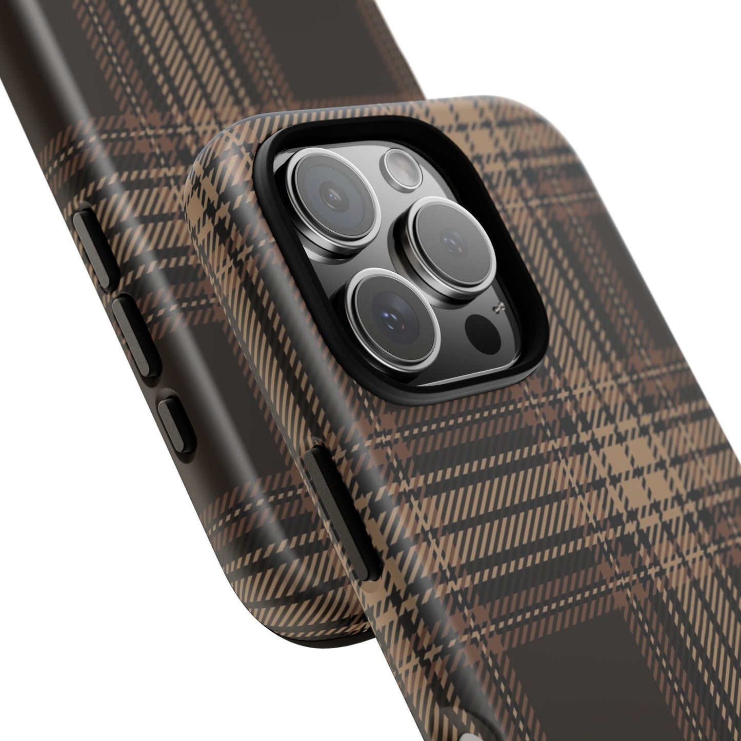 Brown Bread Plaid Tough Phone Case for Apple