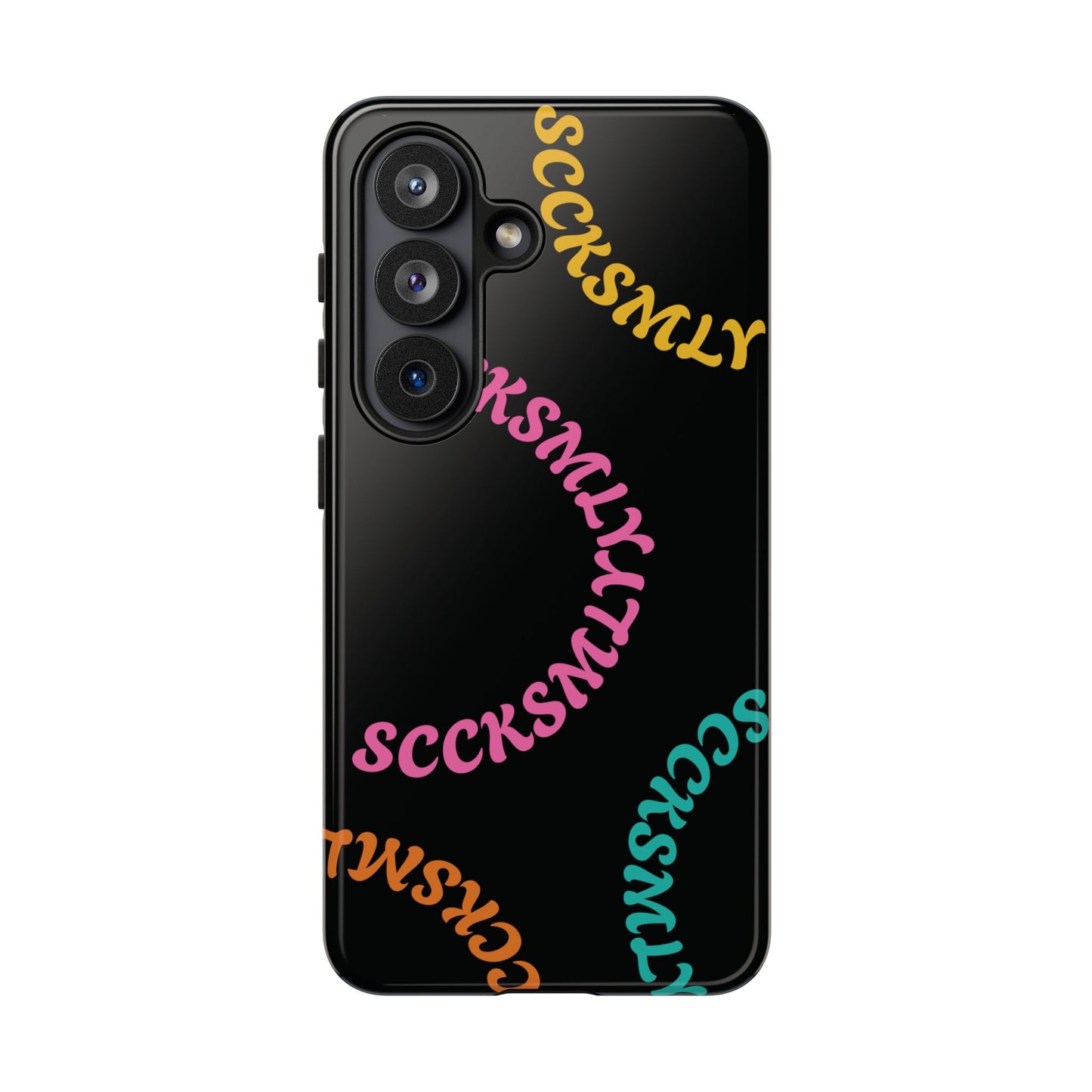Y2K Wavy Script Tough Case for Samsung