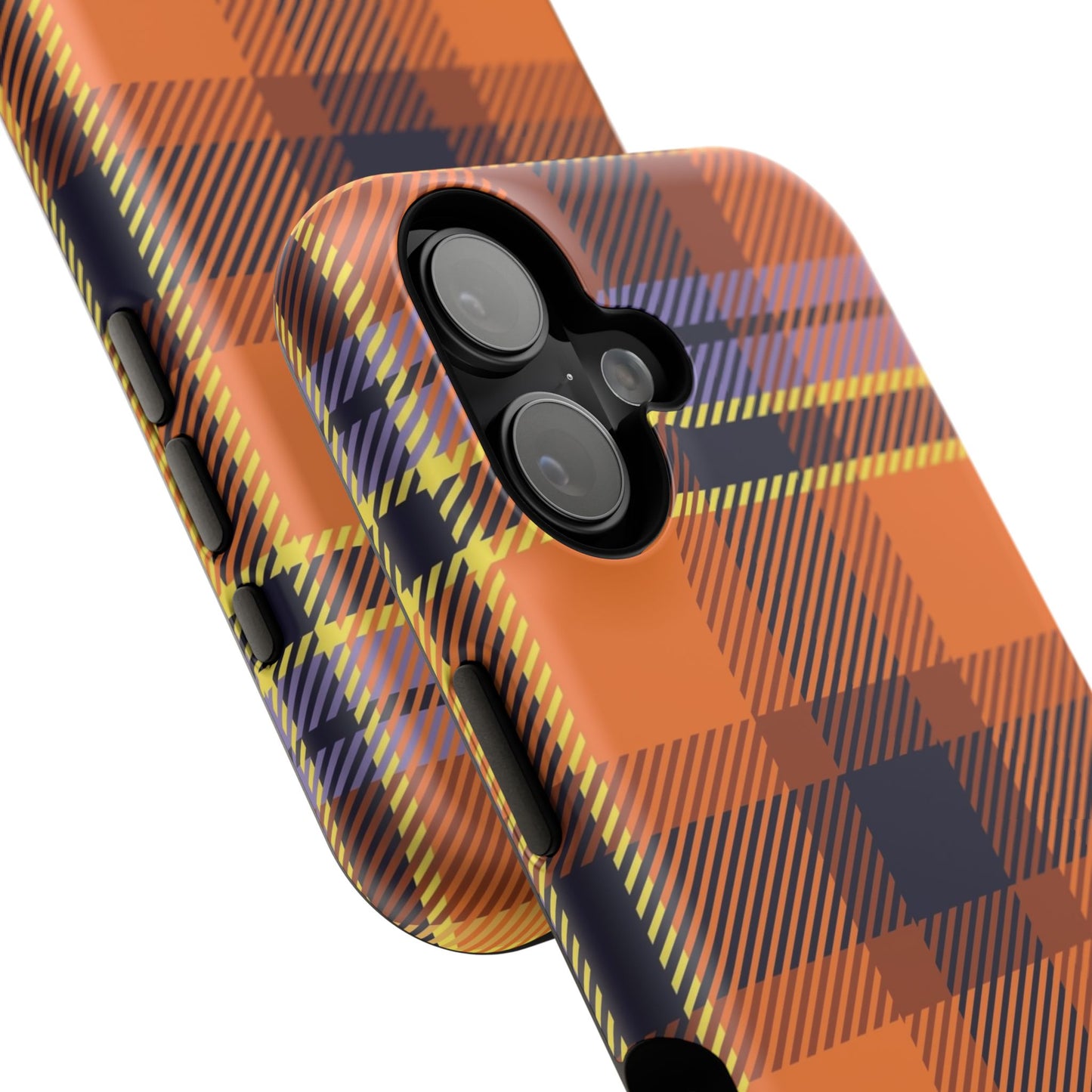 Orange Sickle Plaid  Phone Case for Apple