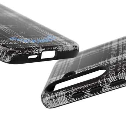 Smoky Grungy Plaid Phone Case for Samsung