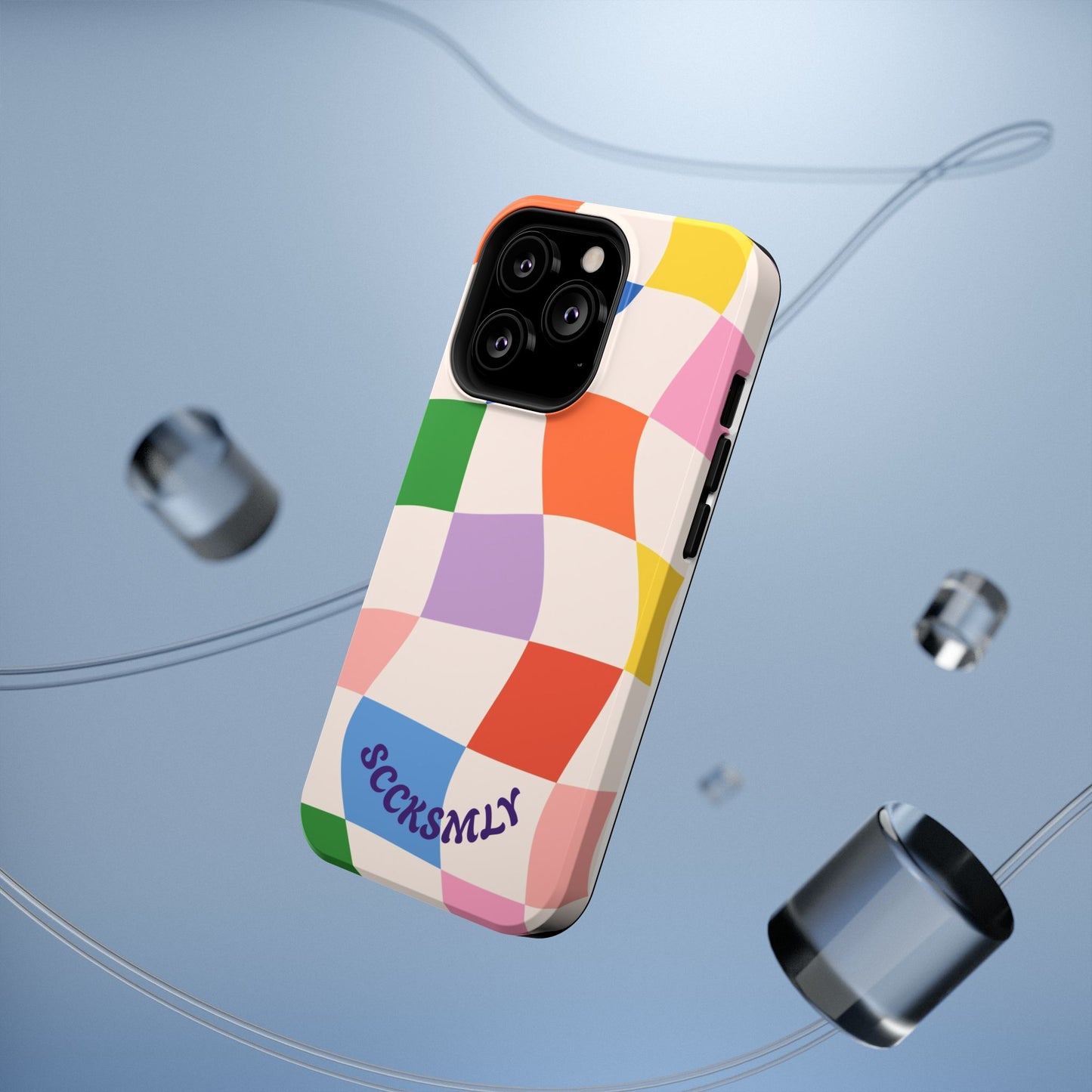 Checker Flicker Phone Case "IOS or Apple"