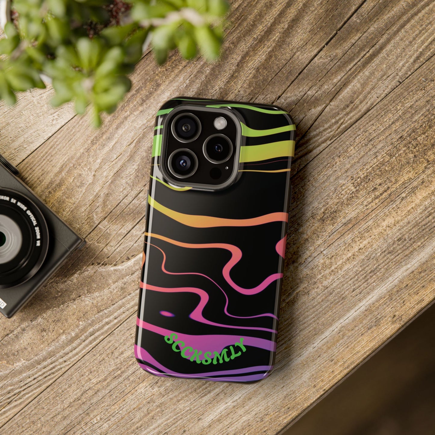 Dark Rainbow Phone Case for Apple