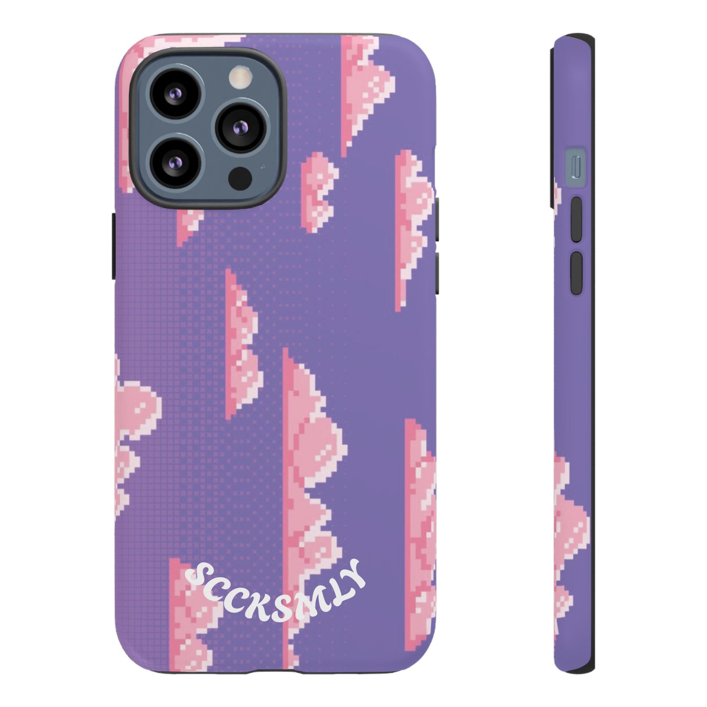 Purple Cotton Candy Sky Tough Phone Case for Apple