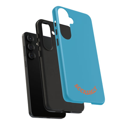 SOLID Blue Spook Tough Case for Samsung