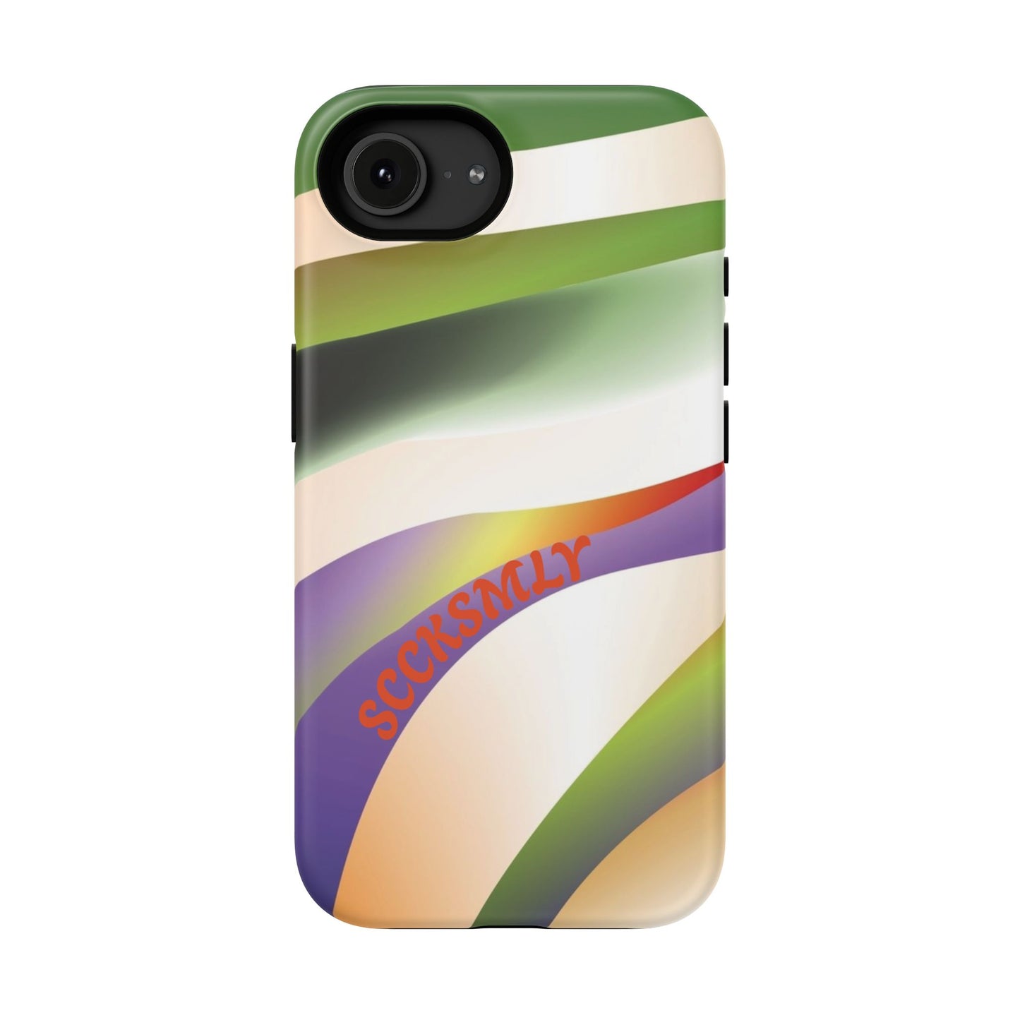 Green Waves Phone Case for Apple