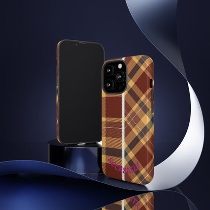 Autumn Plaid Phone Case for Apple