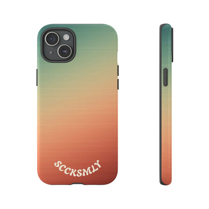 Warm Ombré Tough Phone Case for Apple