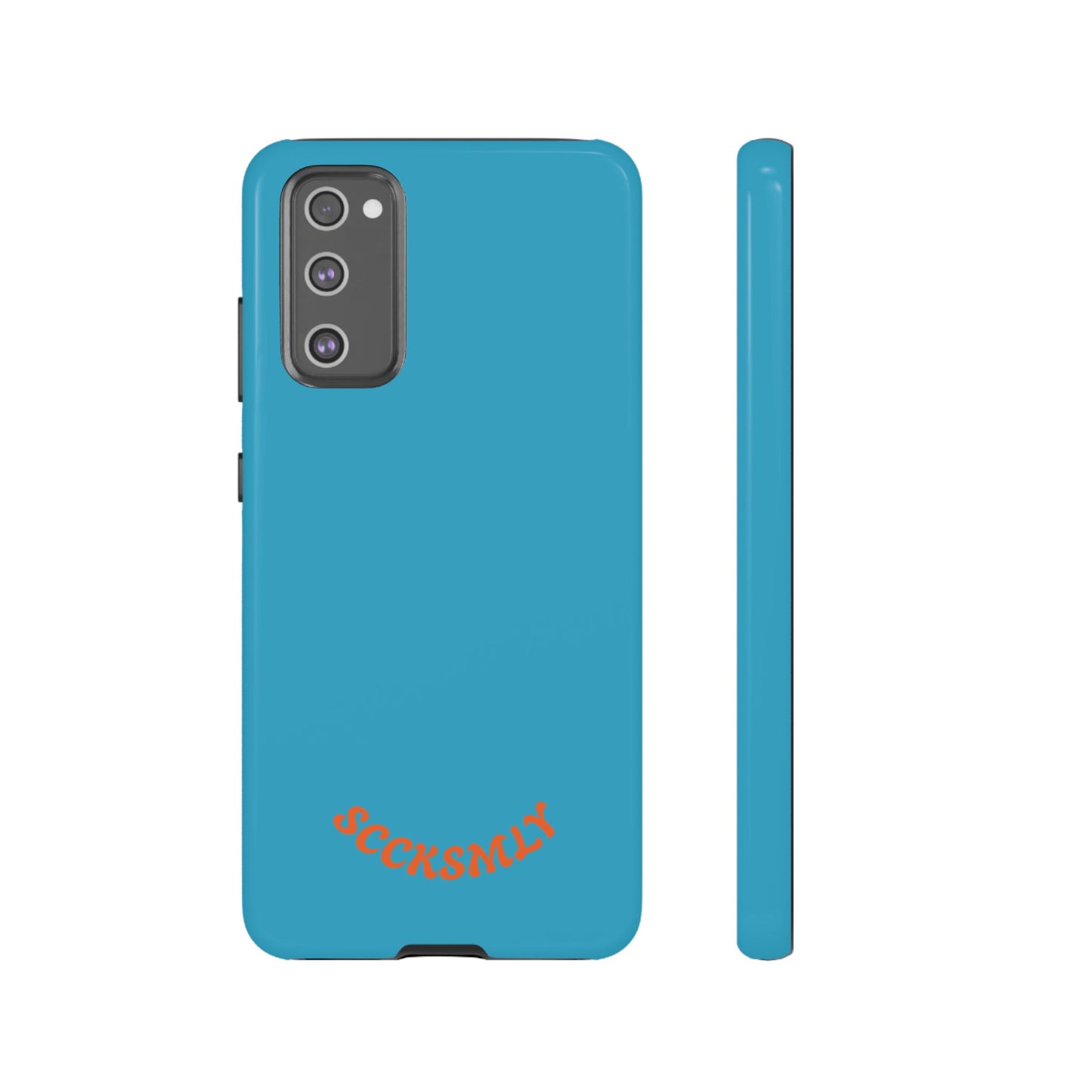SOLID Blue Spook Tough Case for Samsung