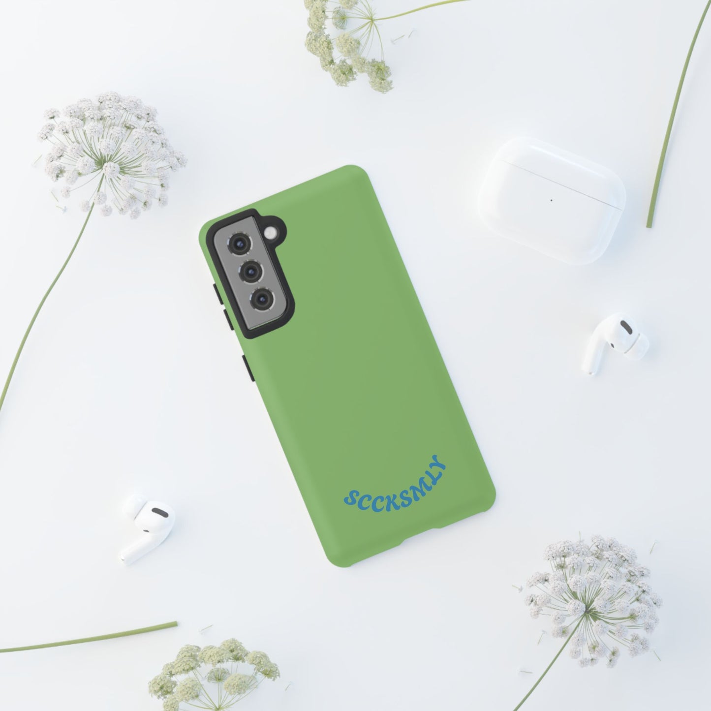 SOLID Sour Lime Tough Case for Samsung