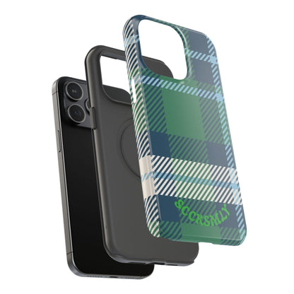 Earth and Sky Plaid Phone Case for Apple