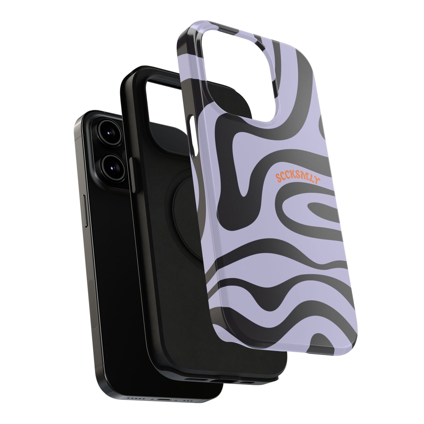 Purple Swirl Phone Case for "IOS or Apple"