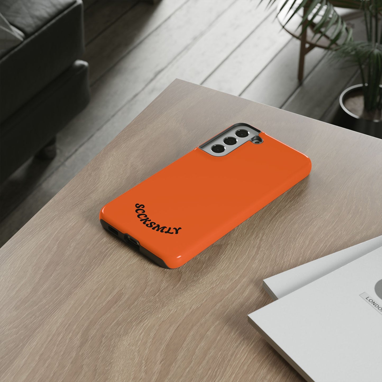 SOLID Tangerine Tough Case for Samsung