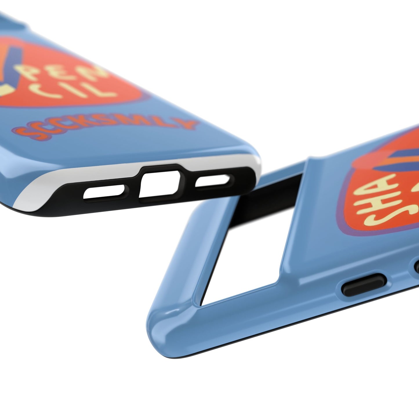 Blue "SHARPEN PENCIL" Tough Phone Case for Google Pixel