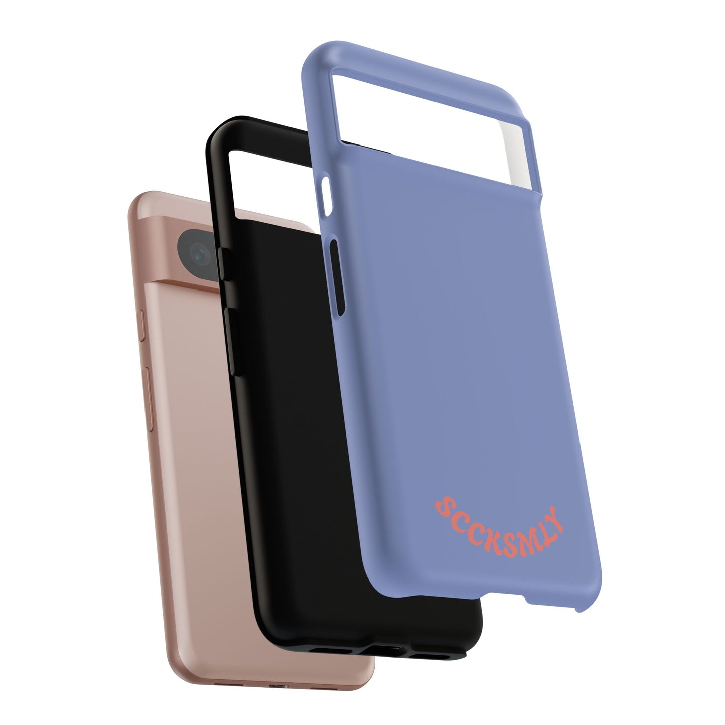 Periwinkle Blue Tough Phone Case for Google Pixel