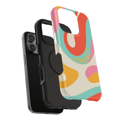 Psychodelic Acid Swirl Phone Case for Apple