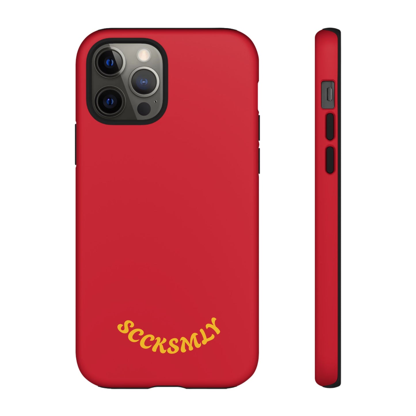 SOLID Calm Cherry Tough Case for Apple