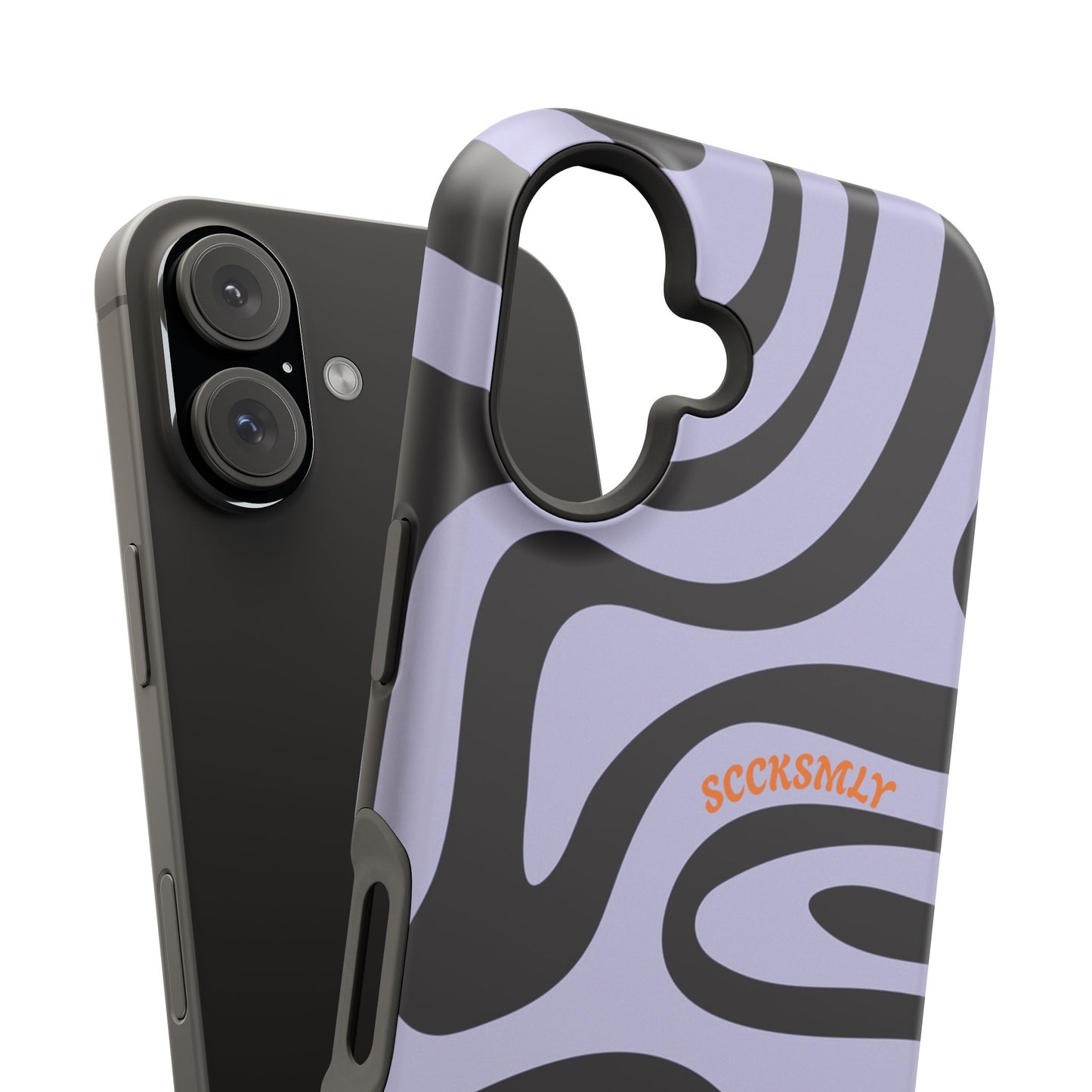 Purple Swirl Phone Case for Apple