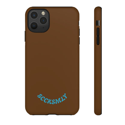 SOLID Chocolate Coco Tough Case for Apple