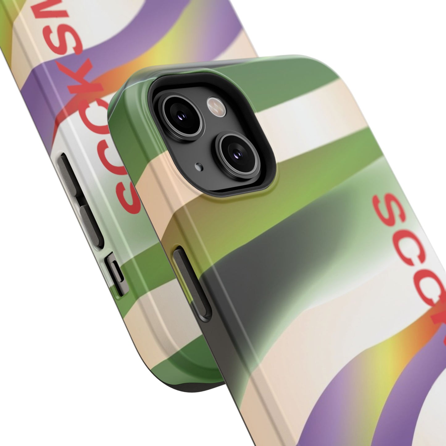 Green Waves Phone Case for "IOS or Apple"