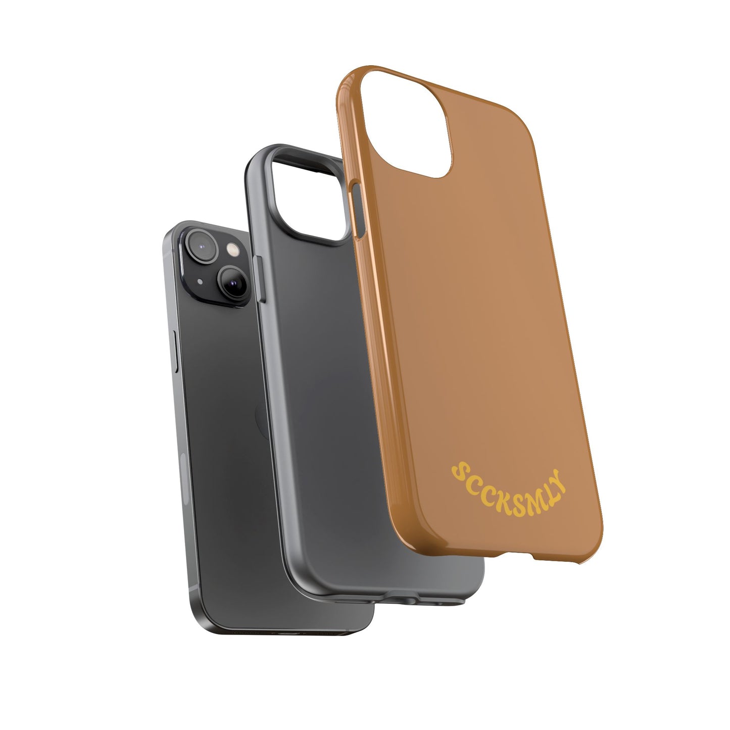 SOLID Spiced Caramel Tough Case for Apple