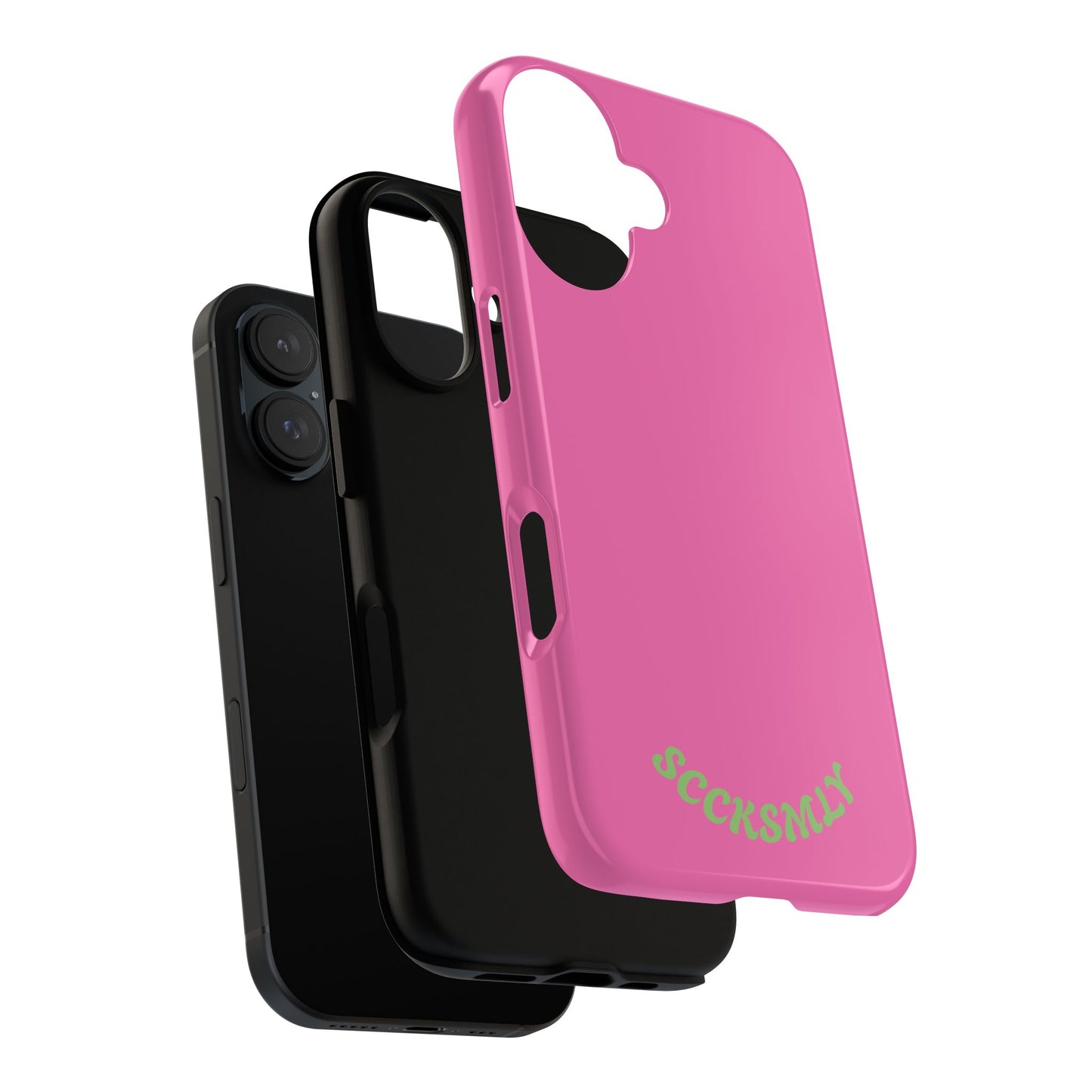 SOLID Sweet Static Pink Tough Case for Apple
