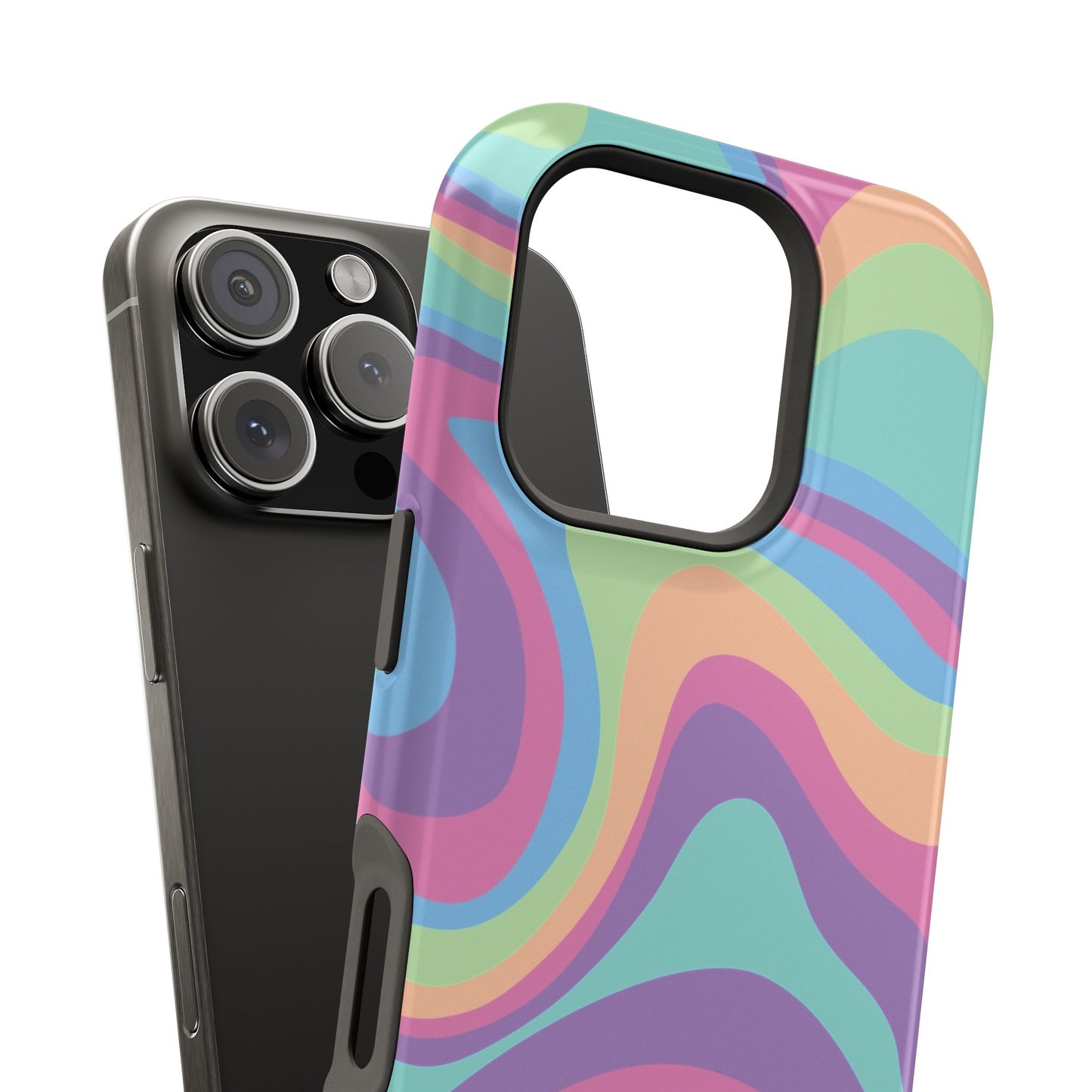 Pastel Swirl Phone Case for Apple
