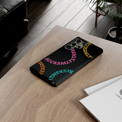 Y2K Wavy Script Tough Case for Samsung