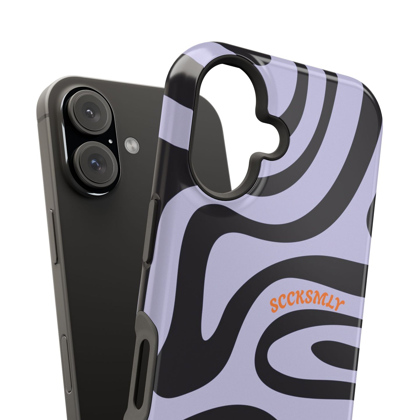 Purple Swirl Phone Case for Apple